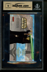 2002 Star Wars Attack of the Clones Autograph Mary Oyaya Luminara BGS 9.5/10